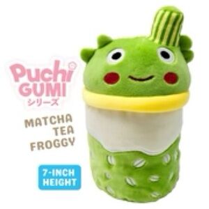 Puchi Gumi Series 1 Matcha Tea Froggy 7" Plush